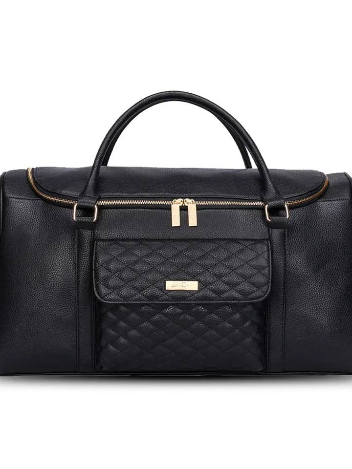 Weekender Travel Bag | Ebony Black for wholesale by Luli Bebe