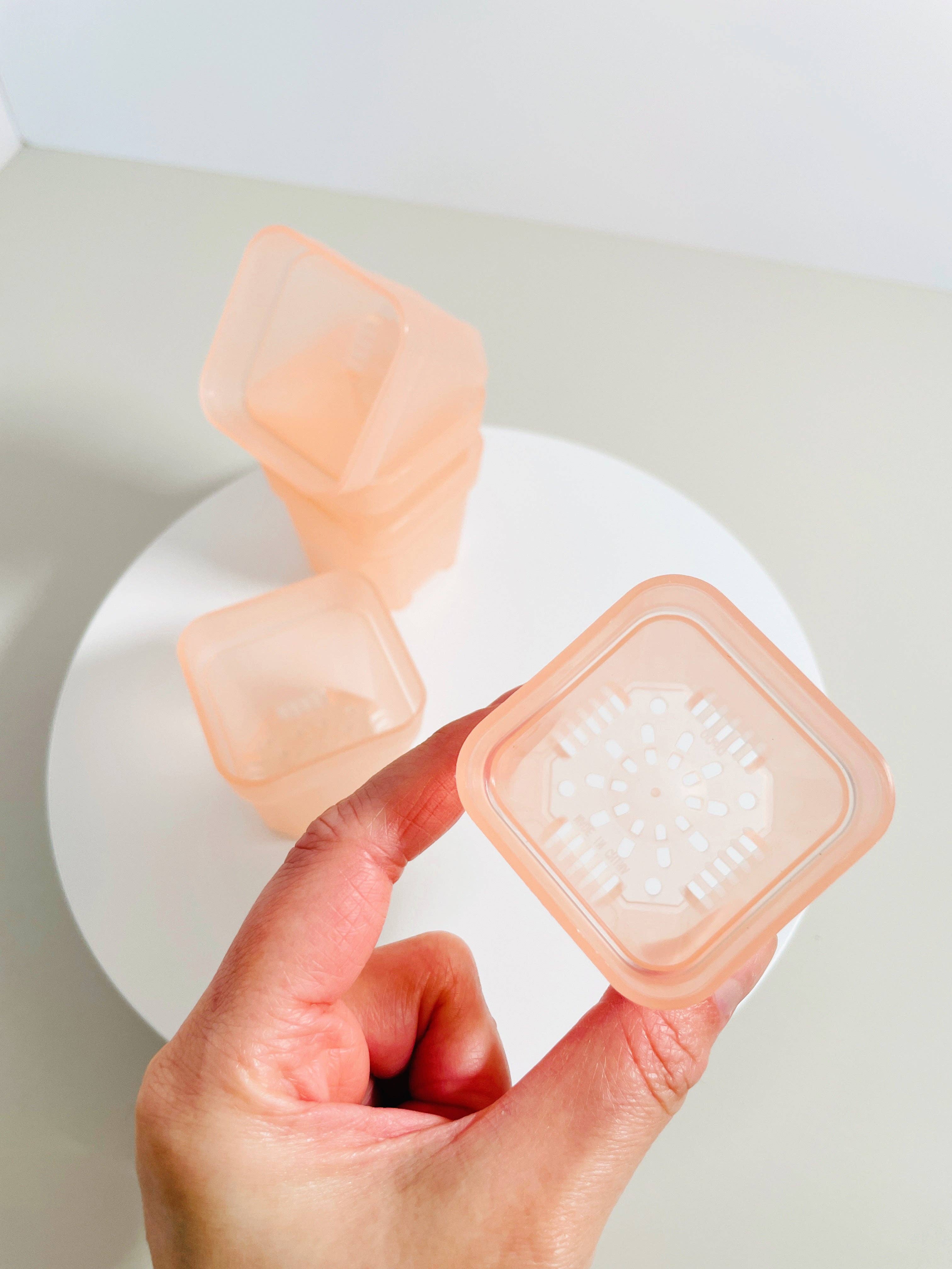 Coco and Palm Trees - Wholesale Plant Pot - Pink Mini Square Pots3