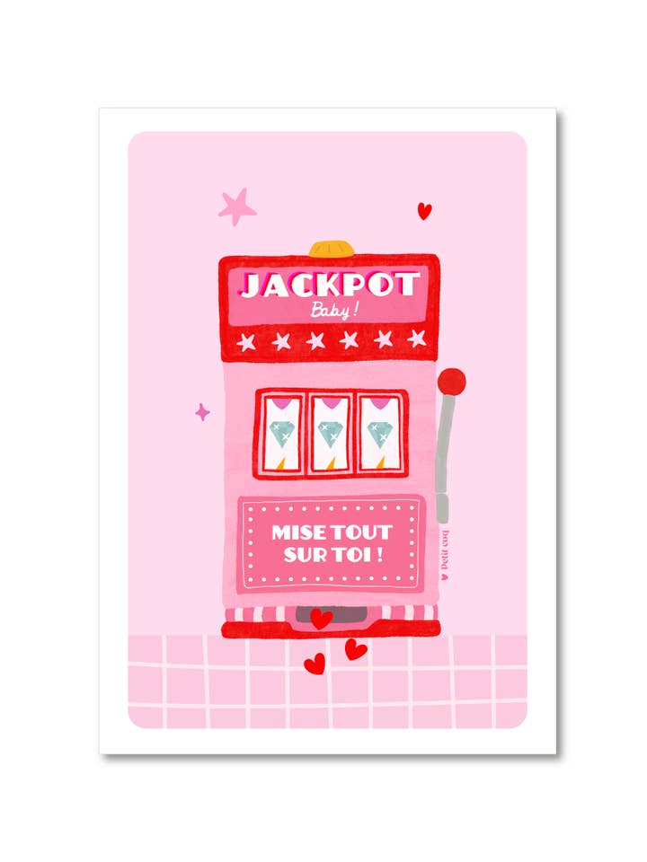 Cartaz Jackpot por atacado de Petit Coq