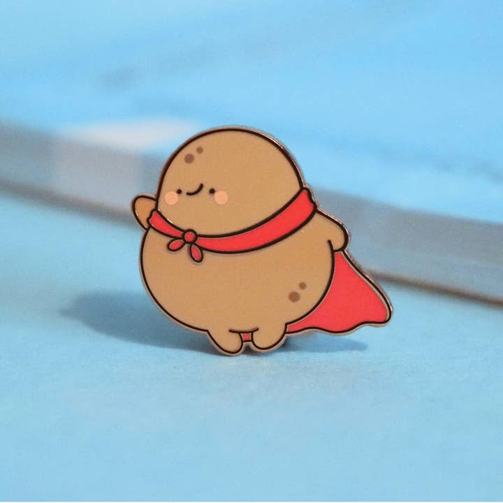 Toastedink - Wholesale Lapel Pin/Button - Super Potato Enamel Pin