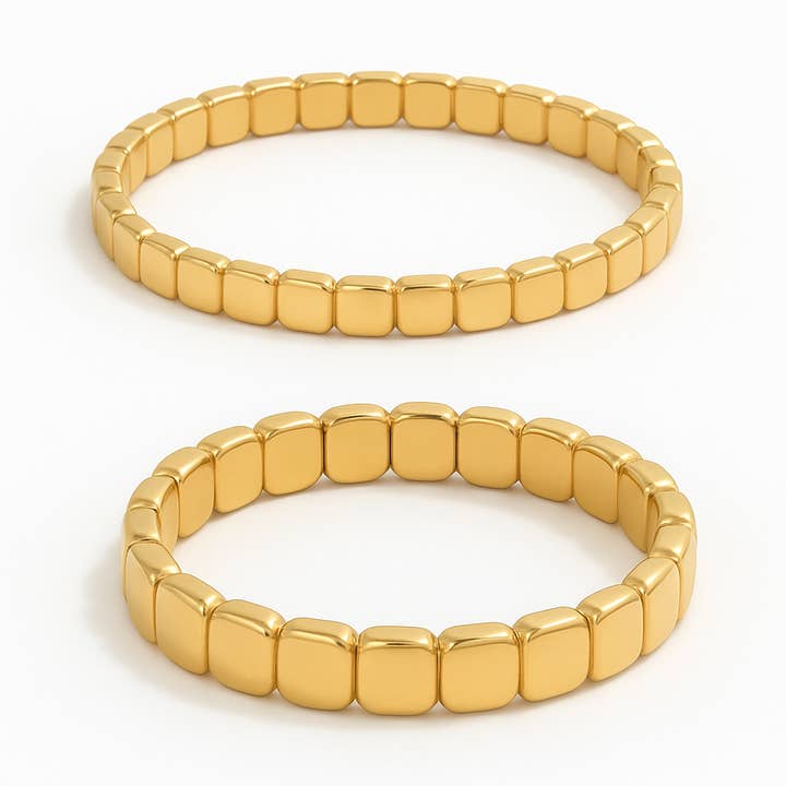 Minimalist Stackable Textured Rings - Anti-tarnish for wholesale by Animira Jewels