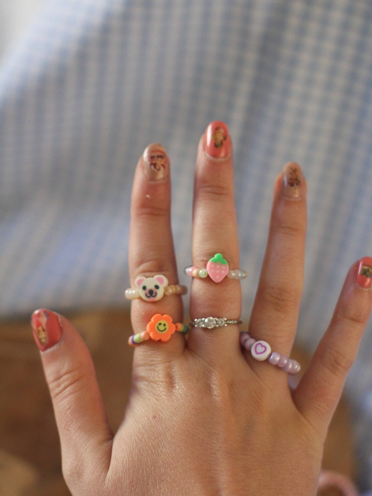 Meet me at the corner - Wholesale Band/Stacked Ring - Pearl ring5