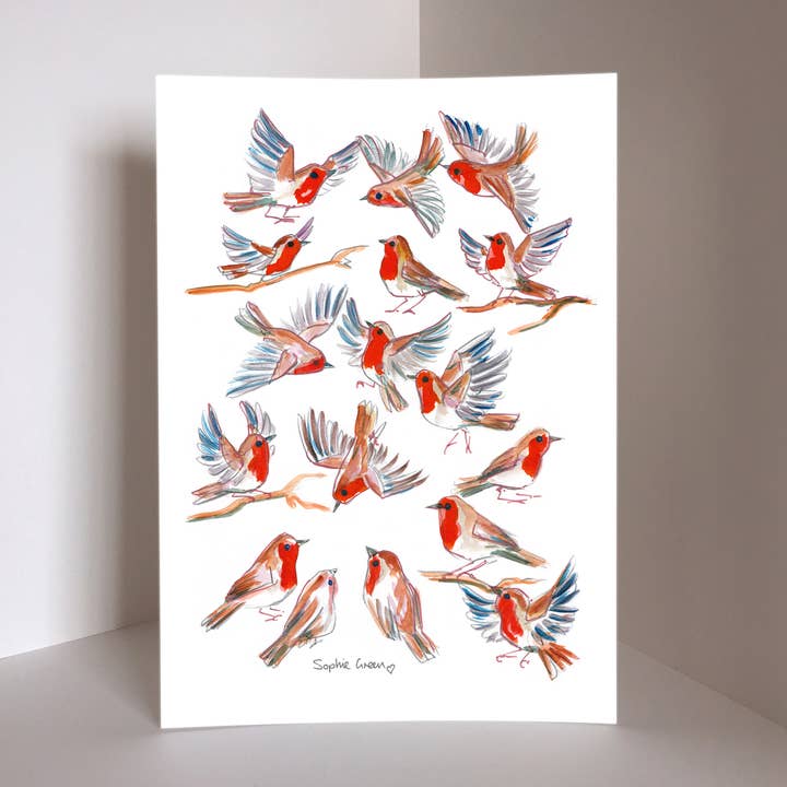Sophie Green Artist - Wholesale Art Print - Robins Print