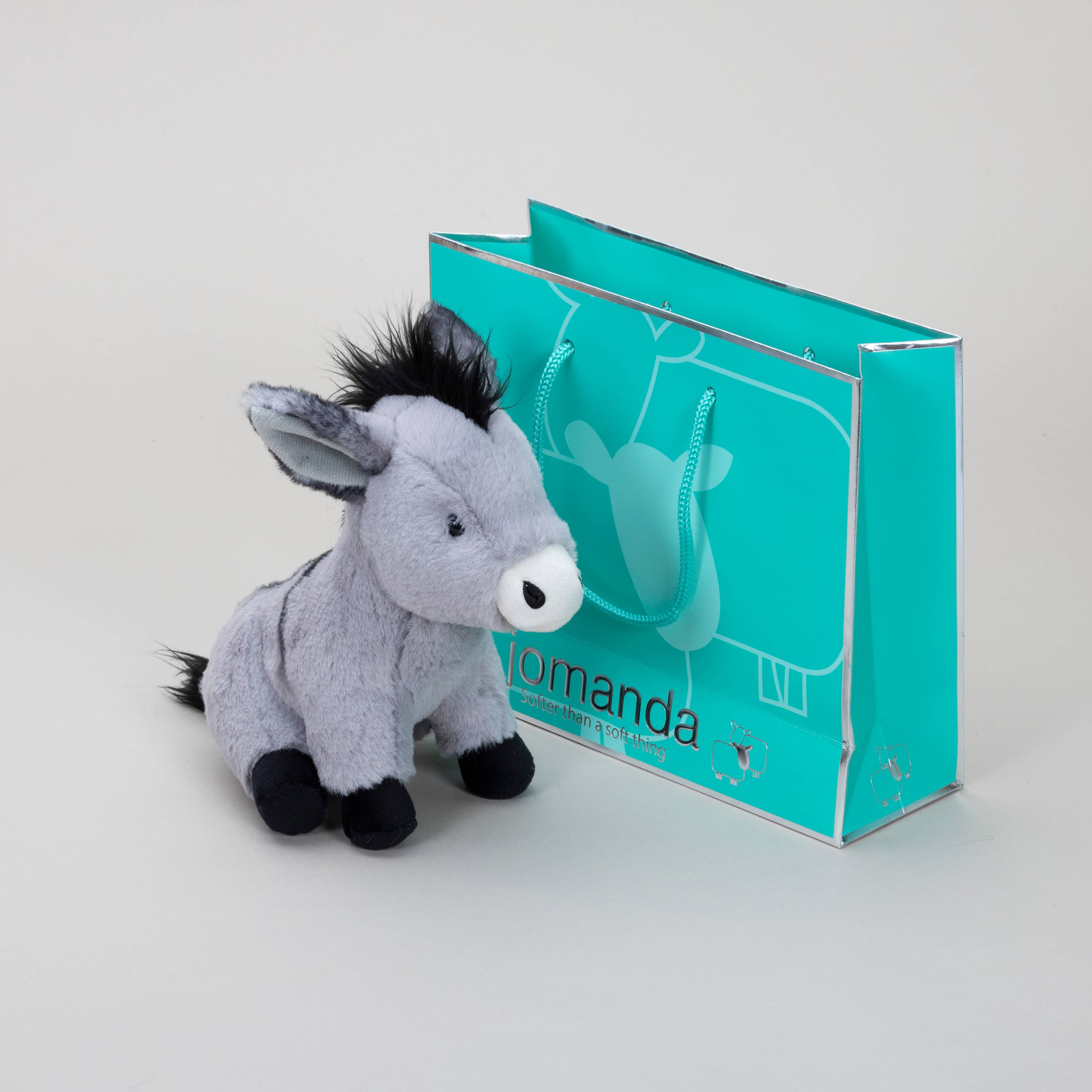 Jomanda Soft Toys & Accessories - Wholesale Stuffed/Plush Toy - Kids & Baby - Donkey Plush Baby Soft Mini Toy - 11cm