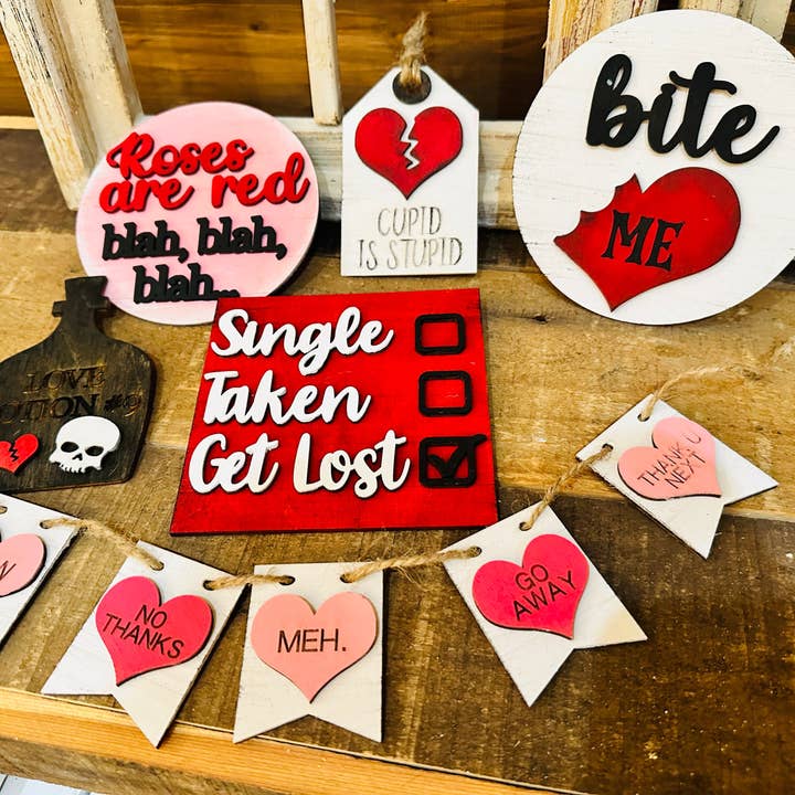 Colecciones de bandejas escalonadas Anti San Valentín P2048 para venta al por mayor de Paisley Grace Makery