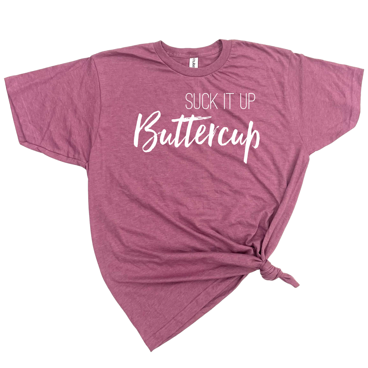 dkhandmade - Vente T-shirt sérigraphié – femme - T-SHIRT SUCK IT UP BUTTERCUP7
