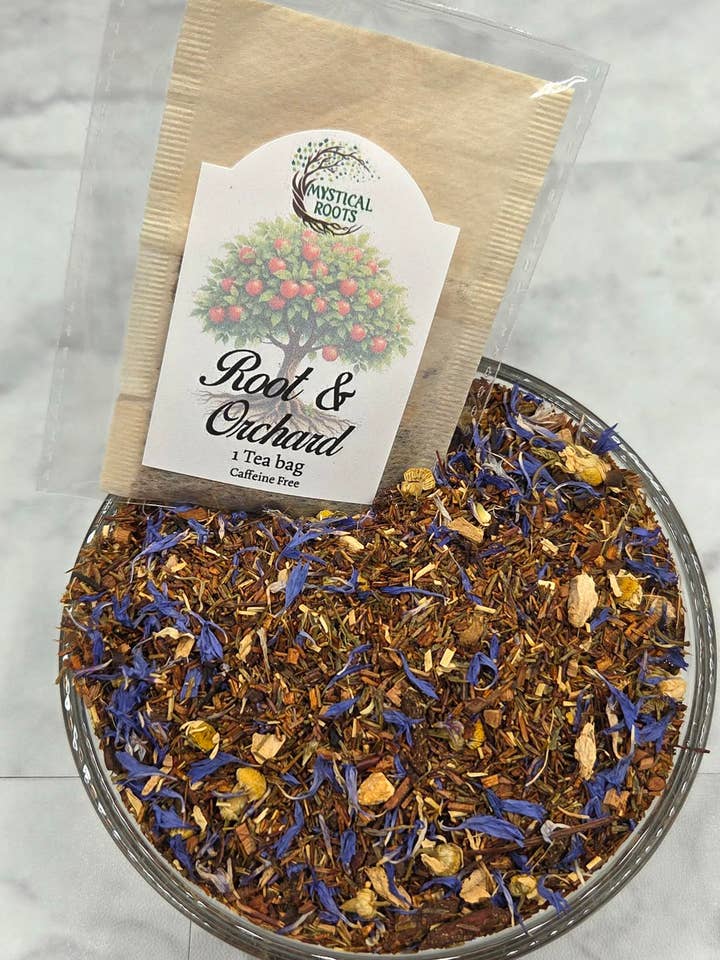 Root & Orchard – Grounded Fruit & Herbal Tea - Cuppa for wholesale by Mystical Roots