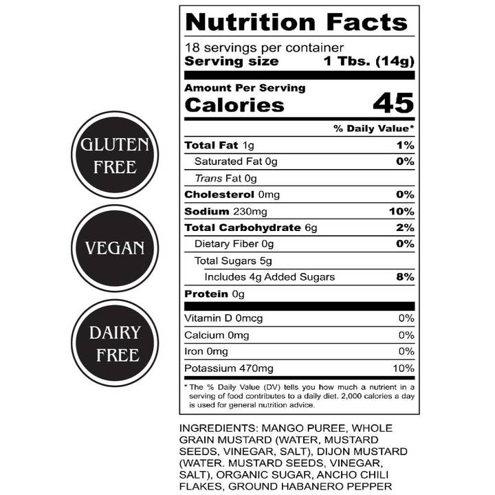 Tait Farm Foods - Wholesale Mustard - Mango Habanero Mustard1