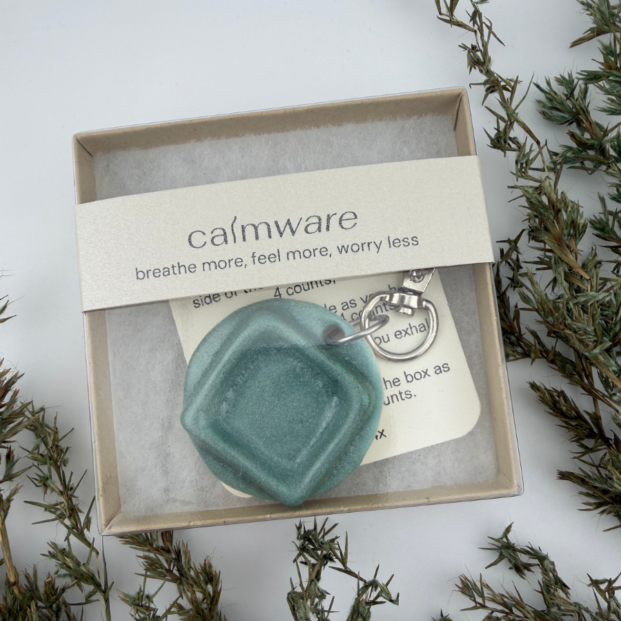 Calmware - Wholesale Keychain - Unisex - Box Breathing Keychain – Portable Breath-work Tool1