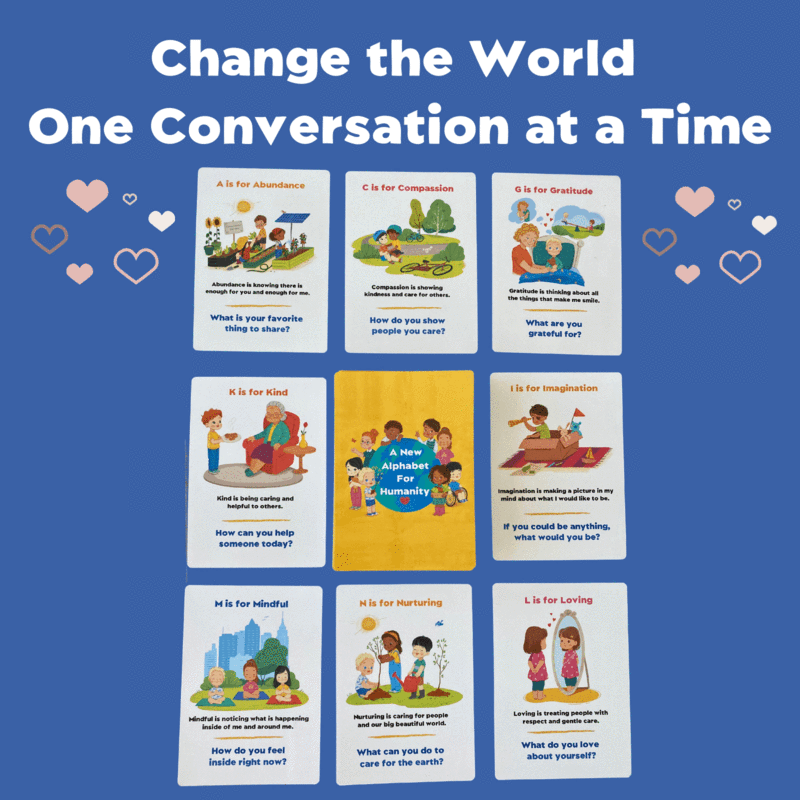 A New Alphabet for Humanity - Wholesale Learning Cards - Kids & Baby - Conversation Starter Cards4