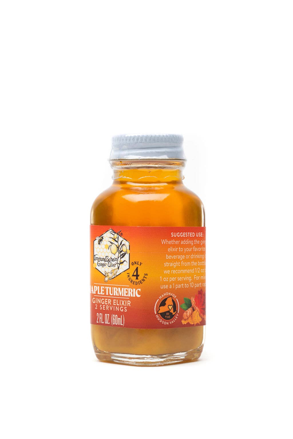 ImmuneSchein Ginger Elixirs - Wholesale Elixir - 2 fl. oz. Maple Turmeric Ginger Elixir1