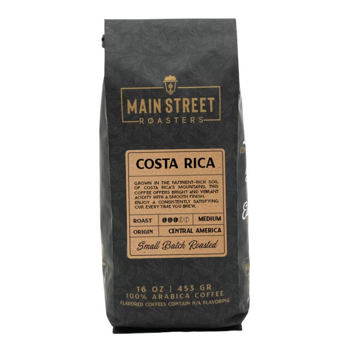 Costa Rican Tarrazu Coffee for wholesale by Main Street Roasters