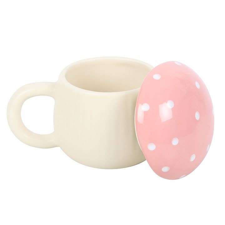 Something Different Wholesale - Wholesale Coffee Mug - Pink Mushroom Mug2