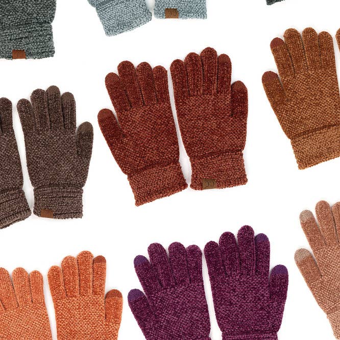 Hana - Wholesale Gloves - Women's - C.C Eco Friendly Chenille Gloves22