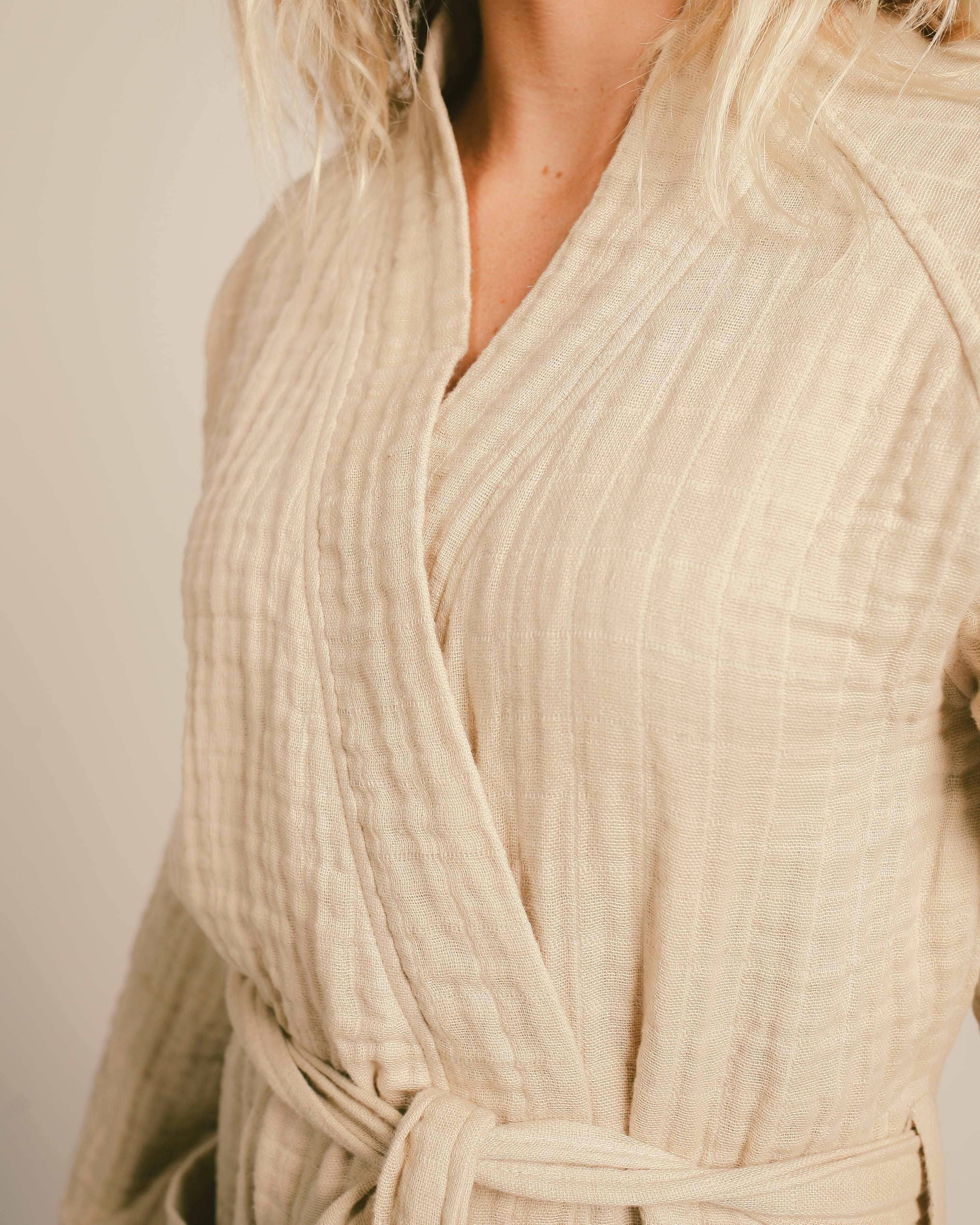 Happy Place Brand - Wholesale Robe - Women's - Organic Gauzy Robe14