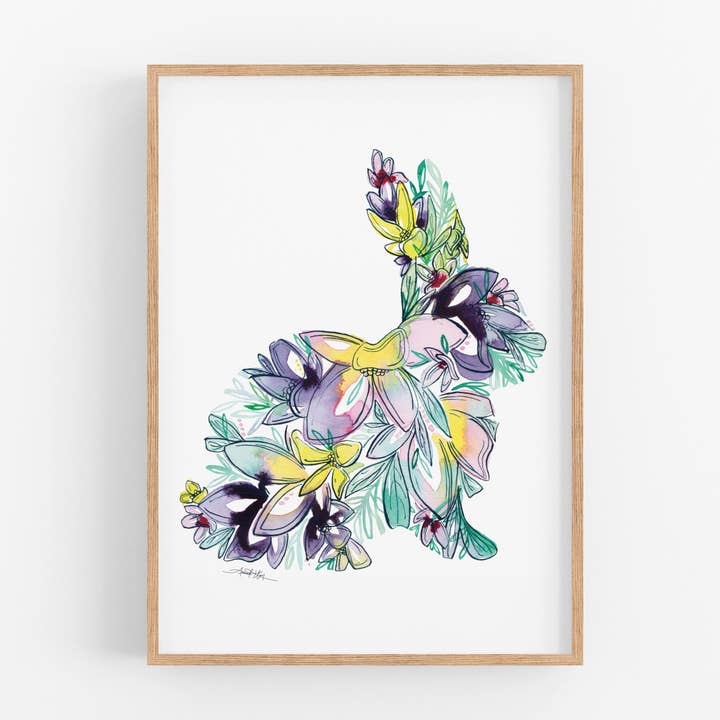 Rabbit Fine Art Print for wholesale by Amanda Klein Co.