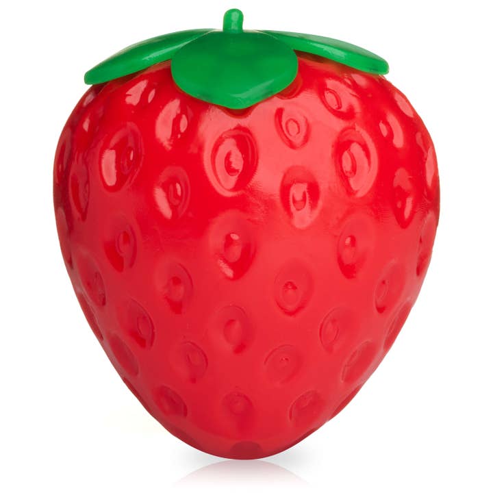 Kawaii Slime Company - Wholesale Squishy Toy - Kids & Baby - Strawberry Shaped Sensory Squishy Toy (12pc/case)