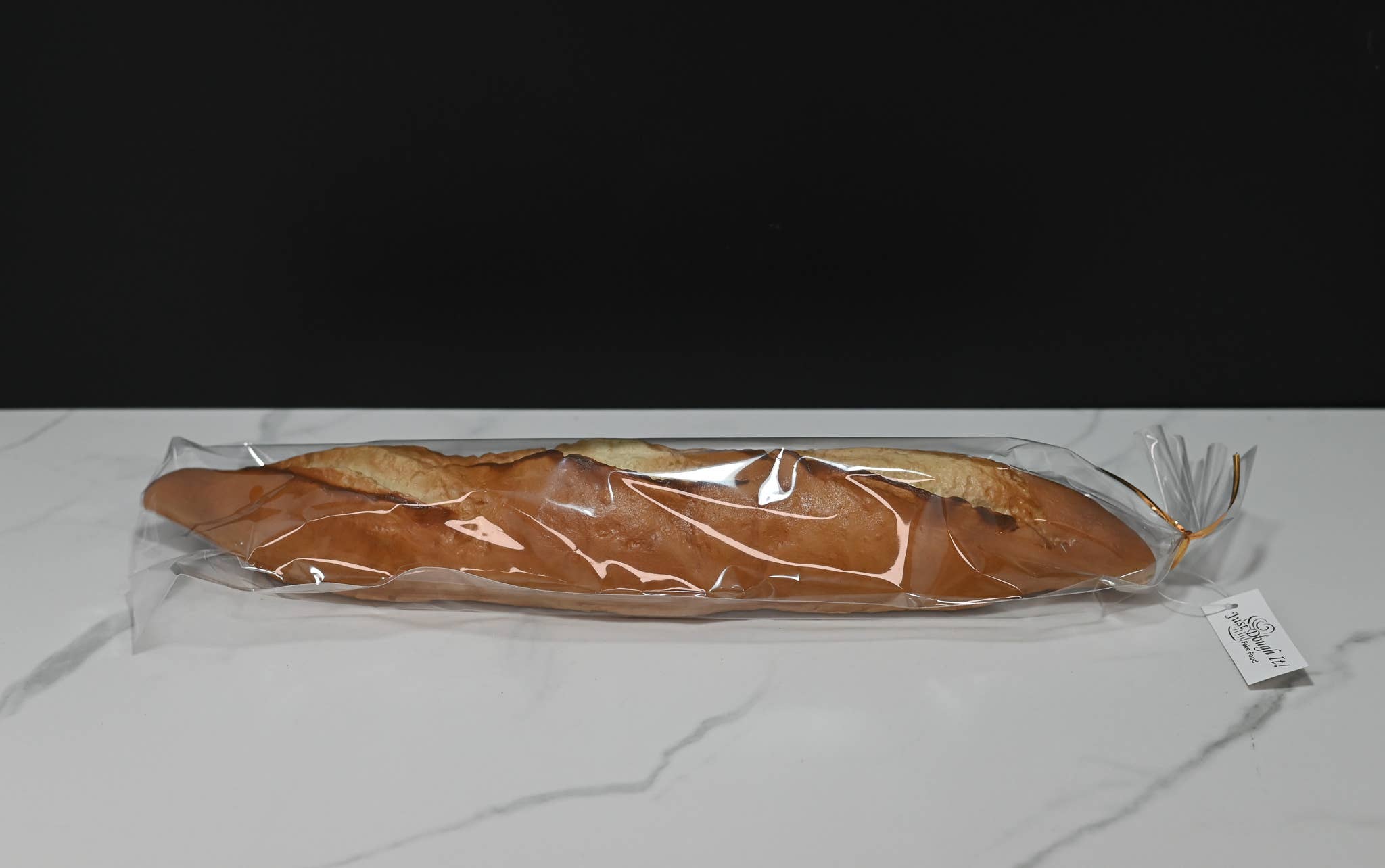 Just Dough It! Fake Foods - Wholesale Decorative Tabletop Object - Fake Crusty French Baguette2