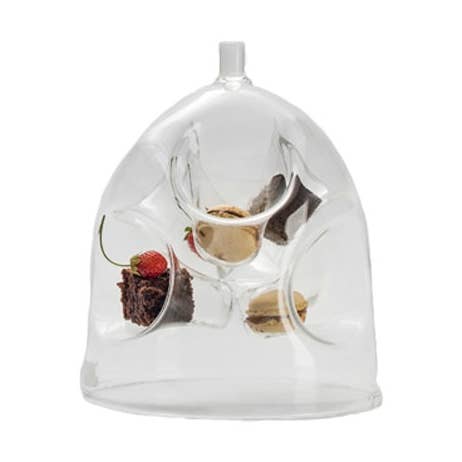 BORO GLASS DOME APPERITIVE 6 for wholesale by Catalonia Plates, Inc.