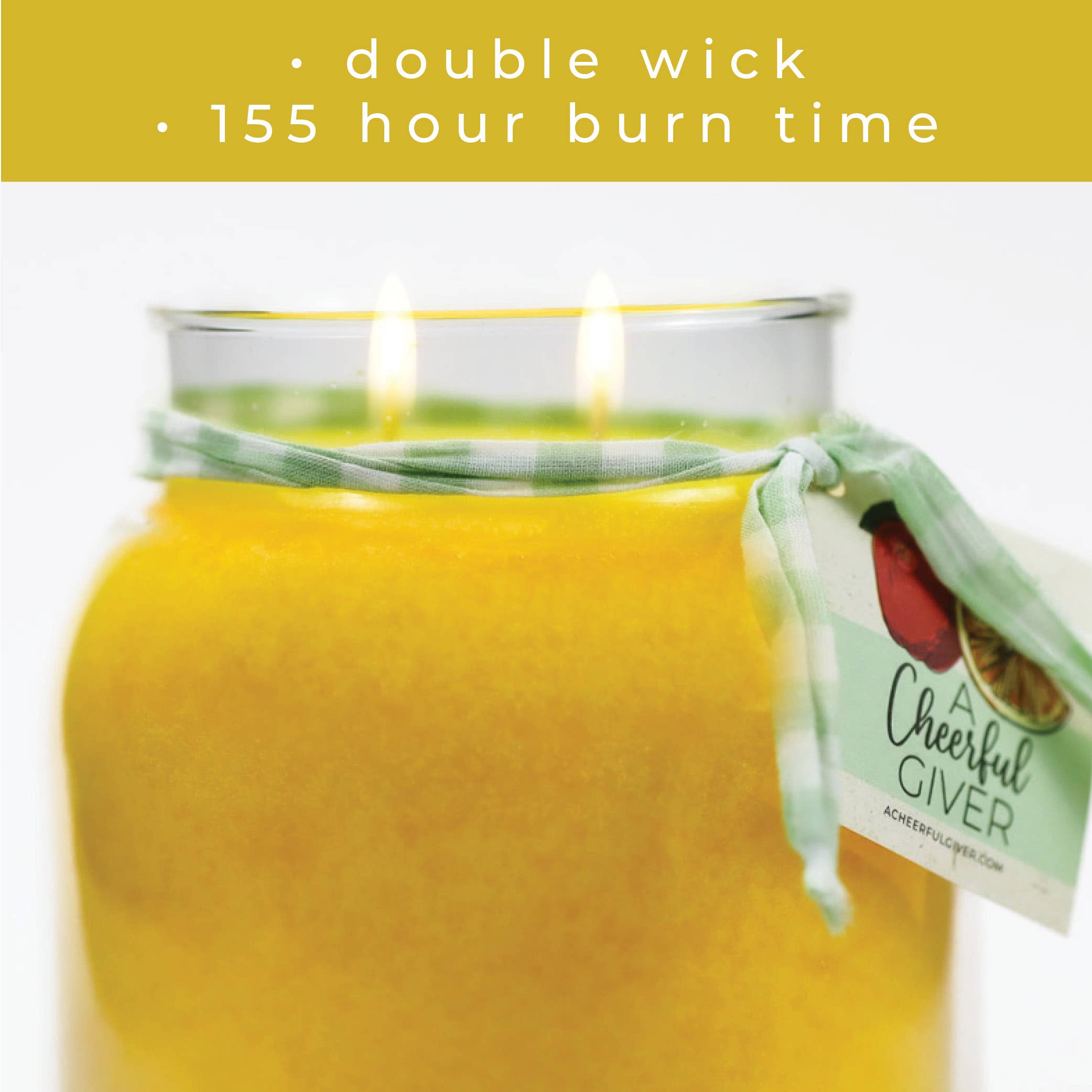 A Cheerful Giver - Wholesale Jar/Filled Candle - KOTL Papa Candle (34oz.) - Limoncello3