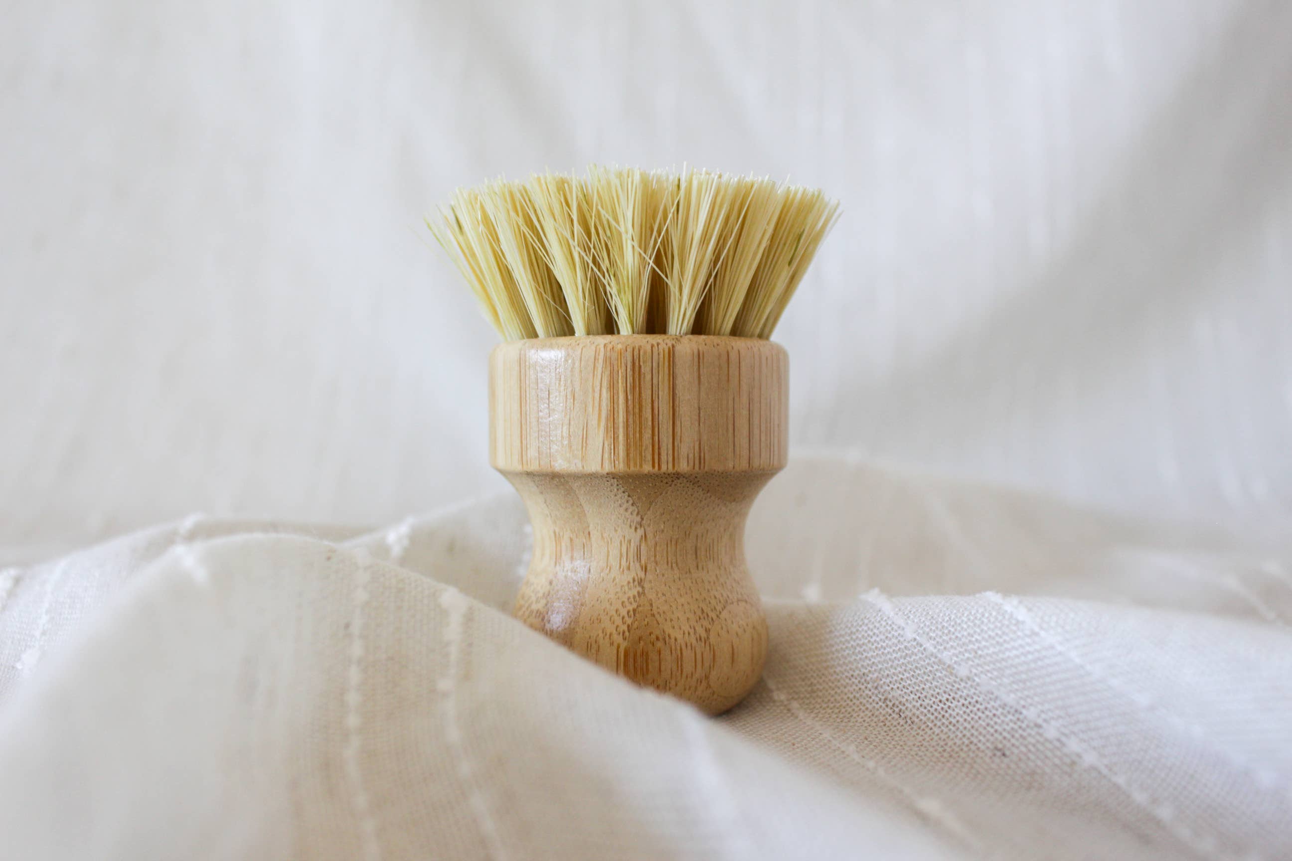 The Waste Less Shop - Wholesale Cleaning Brush - Beechwood Plastic-Free Pot Scrubber Brush – Soft Agave1