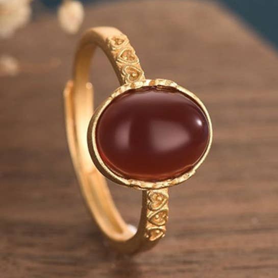 Snygg Agate öppen Ring för wholesale av Bright MacMing