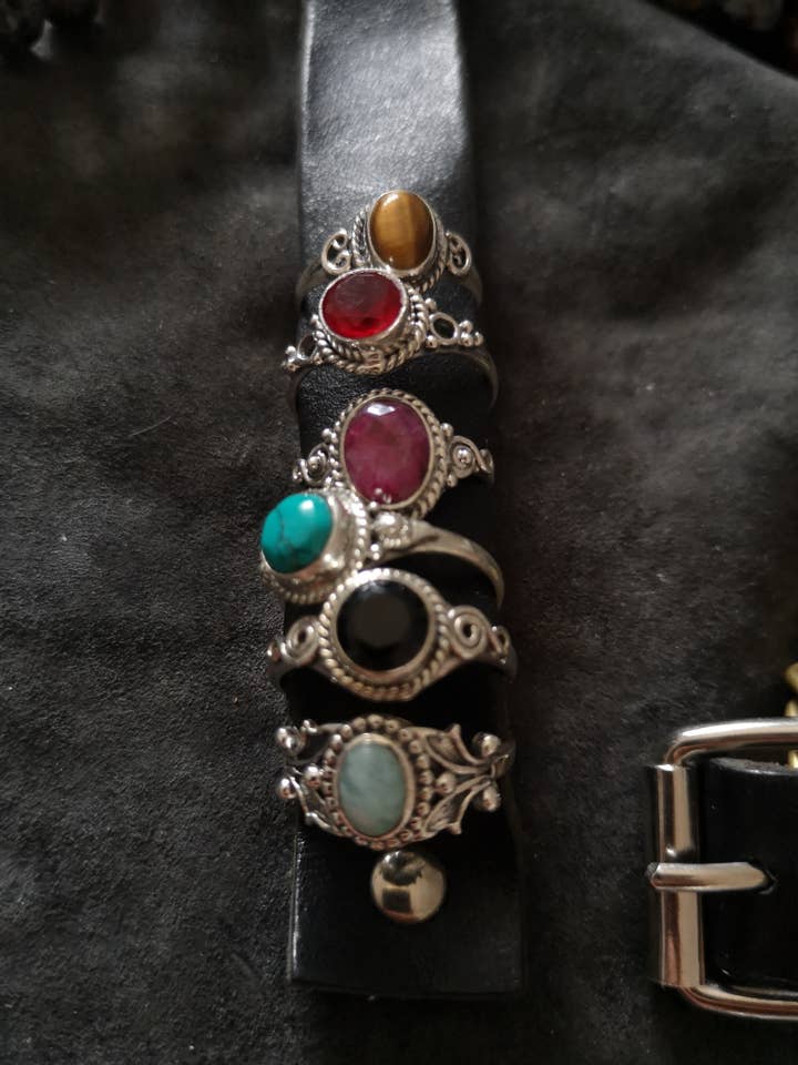 Vintage sterling silver rings for woman for wholesale by Unique Brand