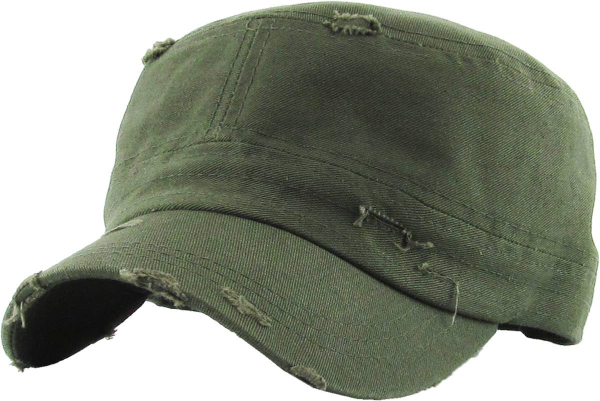 KBETHOS – wholesale Baseball cap – Men's – Distressed Army Cap (Adjustable)42