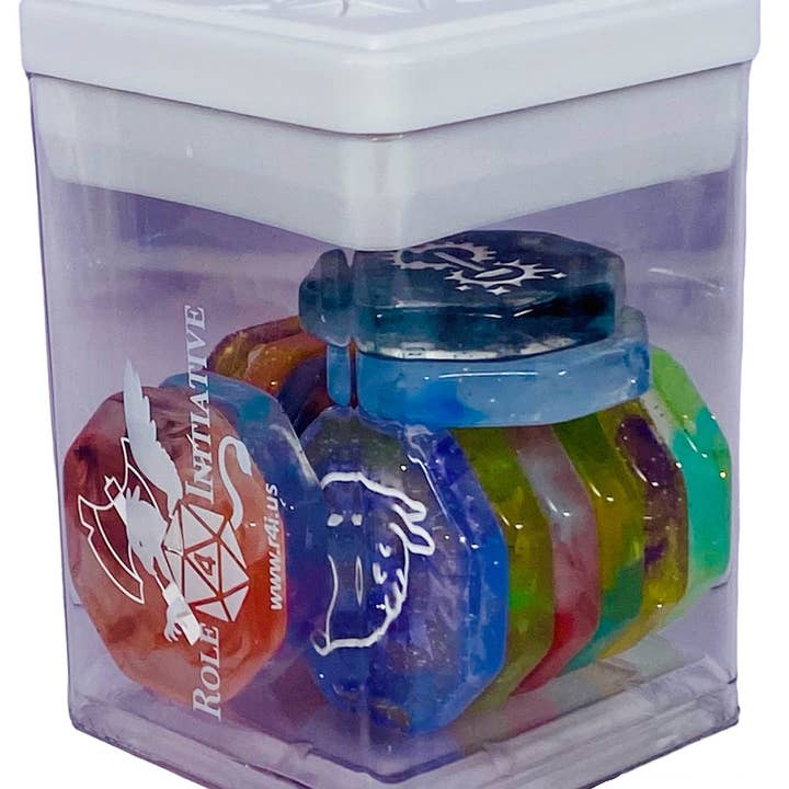 Set of 13 d2 - D&D Character Class Token Pack for wholesale by Role 4 Initiative