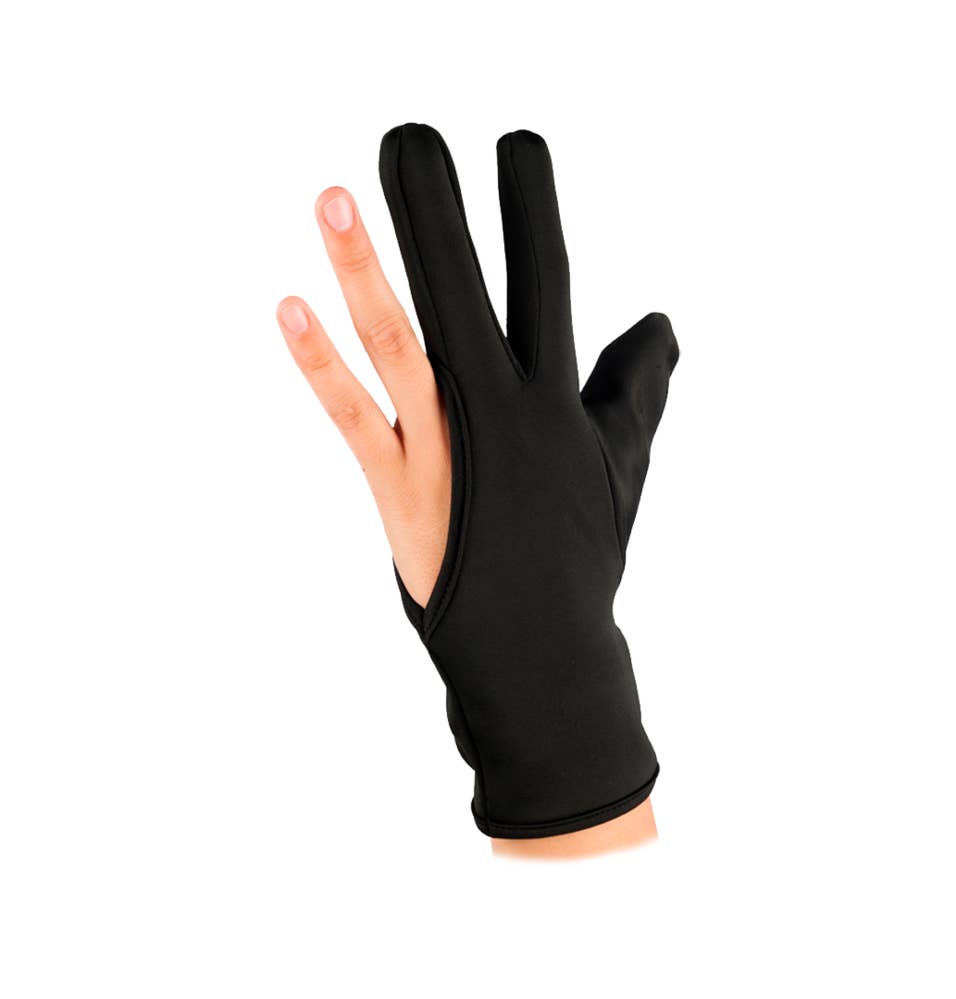 sesioMWorld - M·O·I Professional - Wholesale Gloves – Unisex - 3 finger high temperature protective glove black
