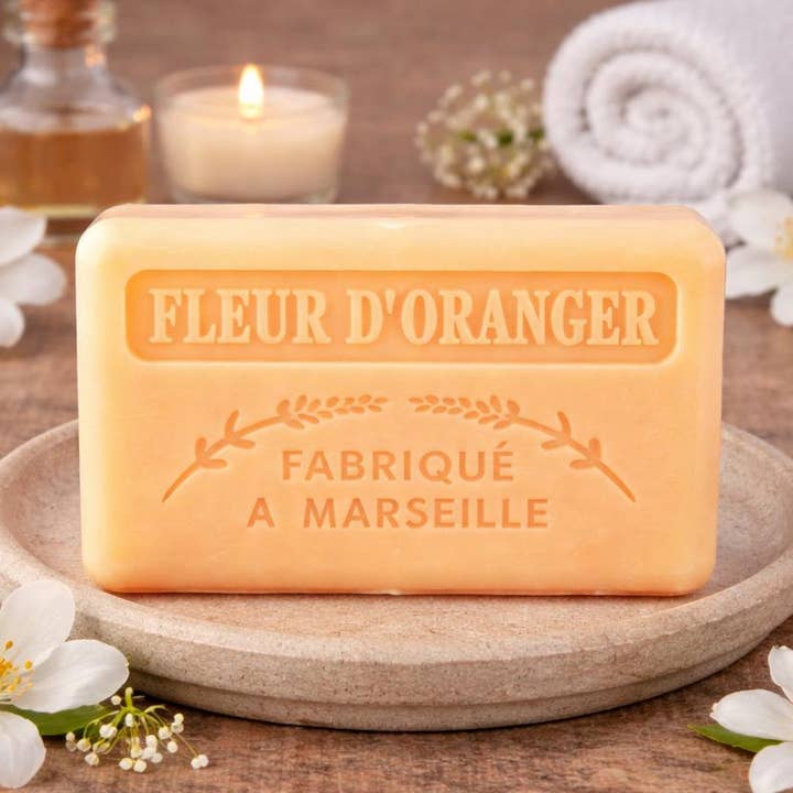 125g Orange Blossom Partihandel Franska Tvål för wholesale av French Soap Wholesale