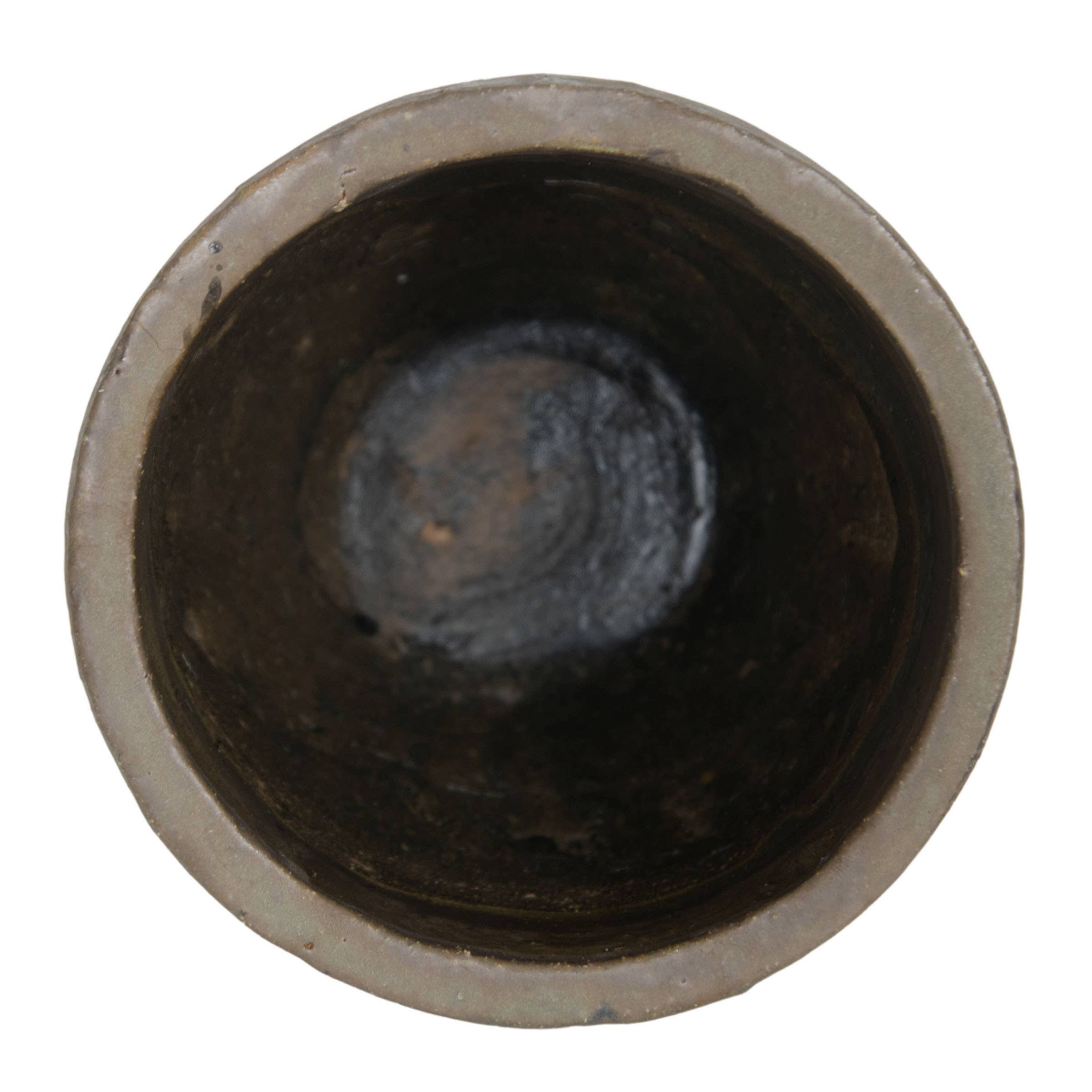 Foreside Home & Garden - Wholesale Plant Pot - SALE - Gita Small Gray Terracotta Garden Planter Pot3