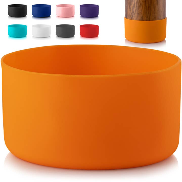 Zulay Kitchen - Wholesale Water Bottle - Protective Silicone Boot for for 3.5" Diameter Water Bottles11