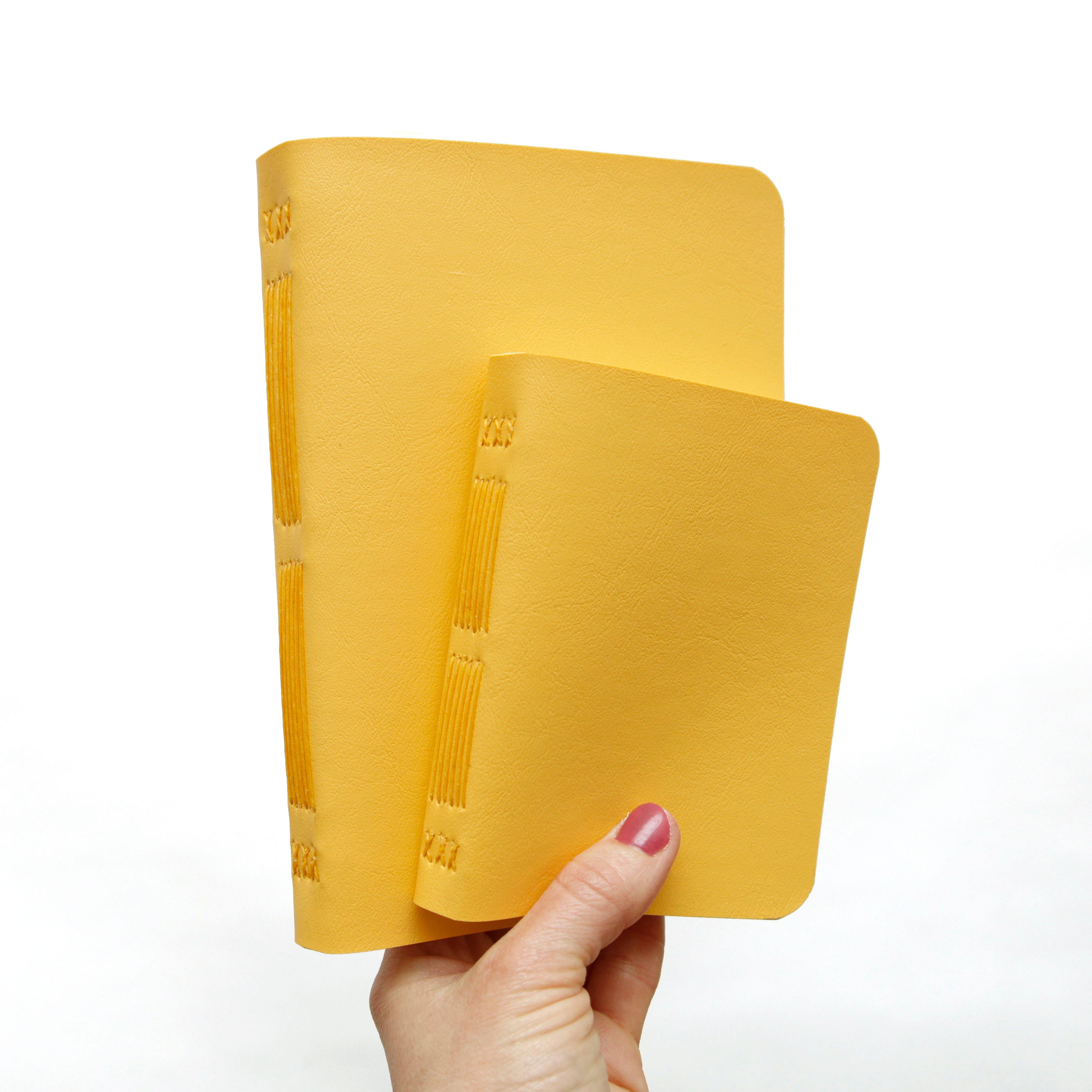 Original Brooks - Wholesale Notebook - Yellow Handsewn Notebook with Assorted Paper3