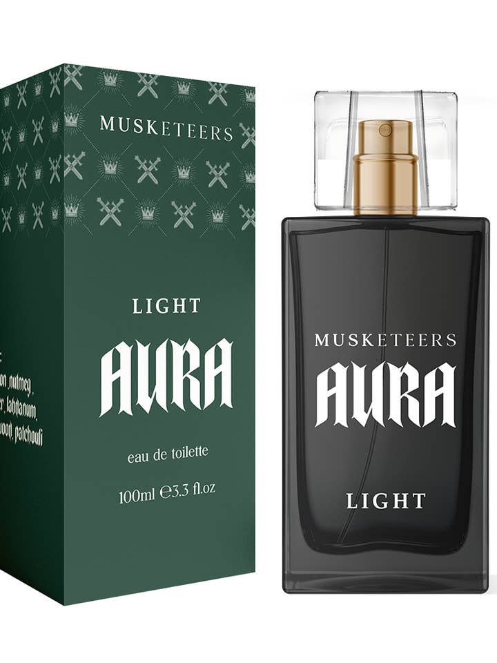 Light Aura Eau de Toilette – Eau de Toilette Lusso Fresco da uomo — Regno Unito per la vendita all'ingrosso da parte di Musketeers