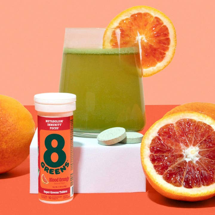 8Greens - Wholesale Oral Supplement/Vitamin - 8 Greens Blood Orange Effervescent Tablet