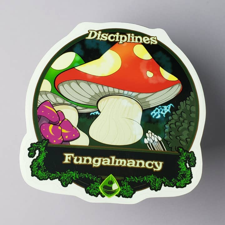 Fungalmancy Sticker for wholesale by Manifested Dreams