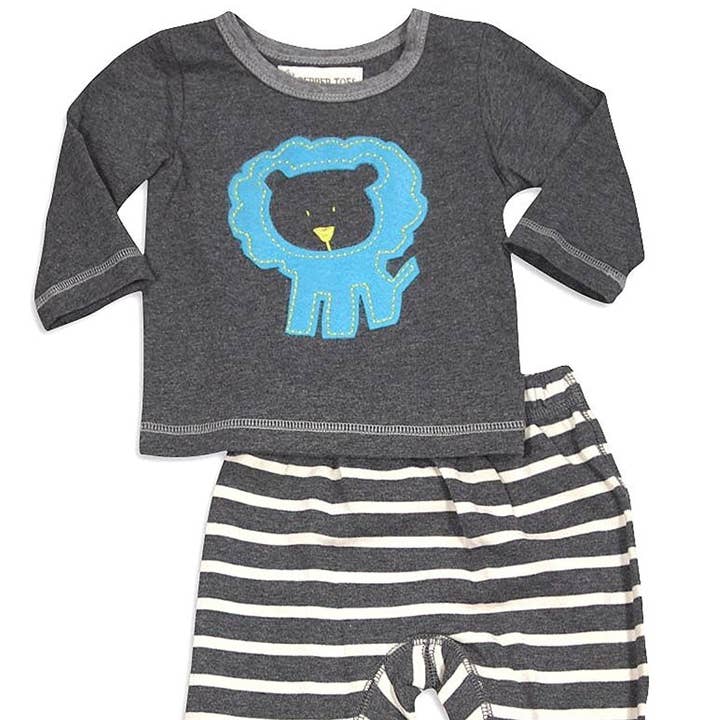 Pepper Toes - Baby Boys Long Sleeve Turtle Pant Set for wholesale by Eastern Off Price