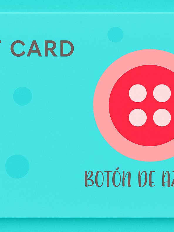 Botón de Azúcar Gift Card for wholesale by Botón de Azúcar