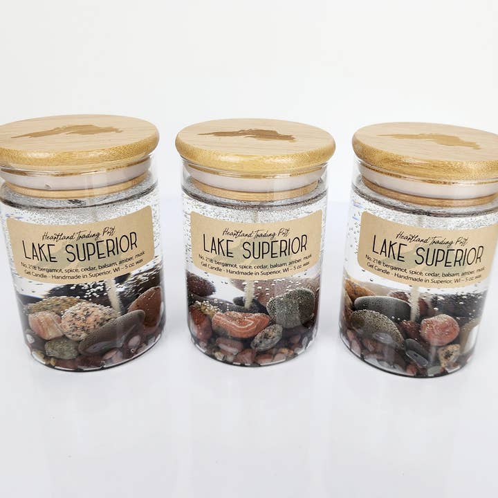 Lake Escape Candle Co. - Wholesale Jar/Filled Candle - 5 oz. "The Original" Lake Superior Gel Candle (1-Wick)