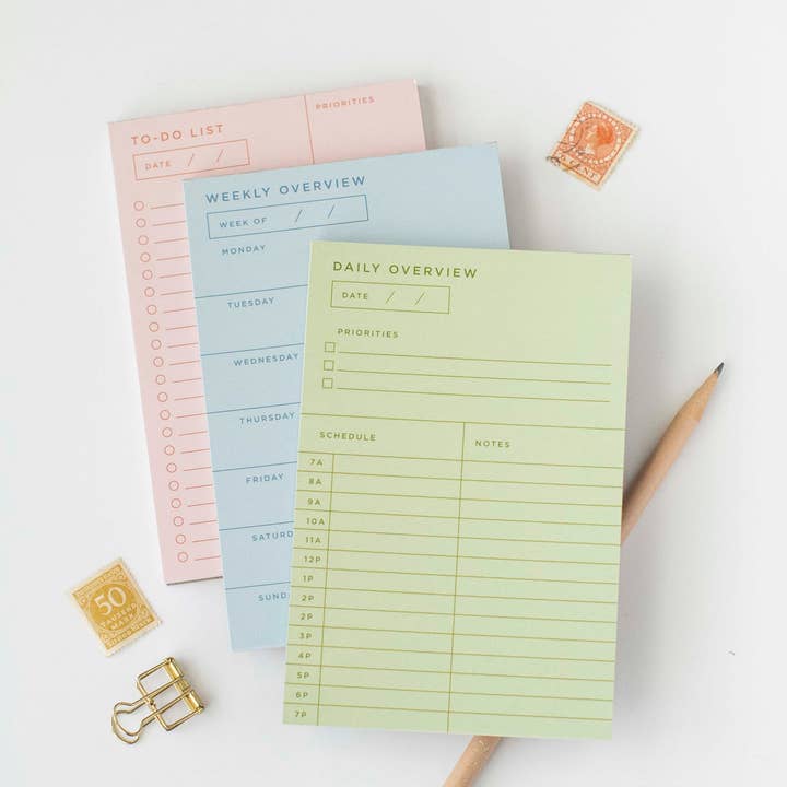 Line & Kind Paper Co. - Vendita all'ingrosso Bloc notes - Panoramica giornaliera Blocco note5