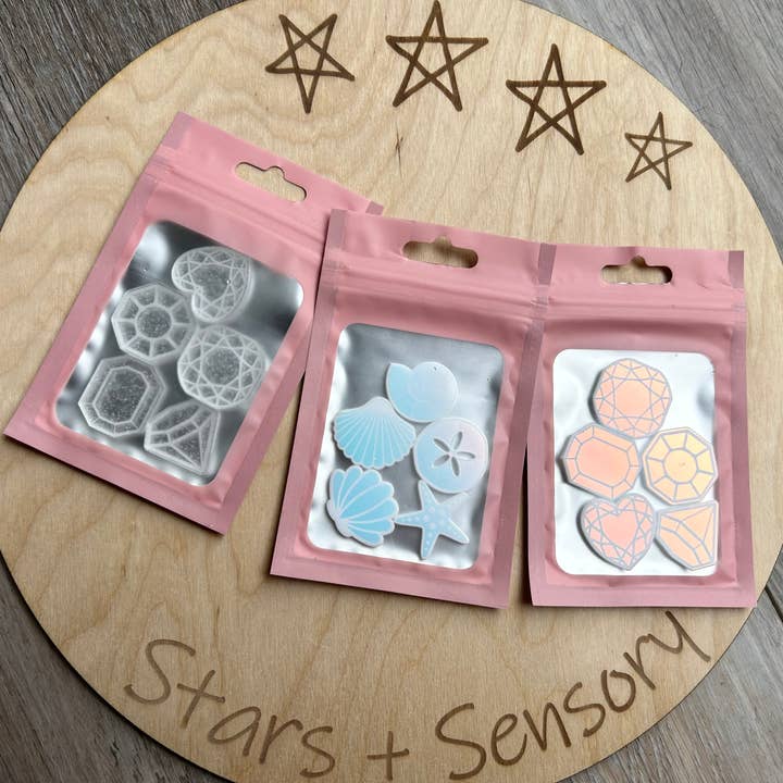 Mini Mix-in Loose Parts for wholesale by Stars and Sensory