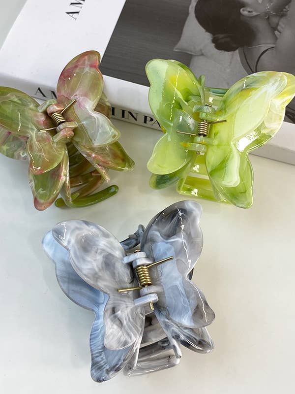 Pinza per capelli a forma di farfalla per la vendita all'ingrosso da parte di Comely Fashion