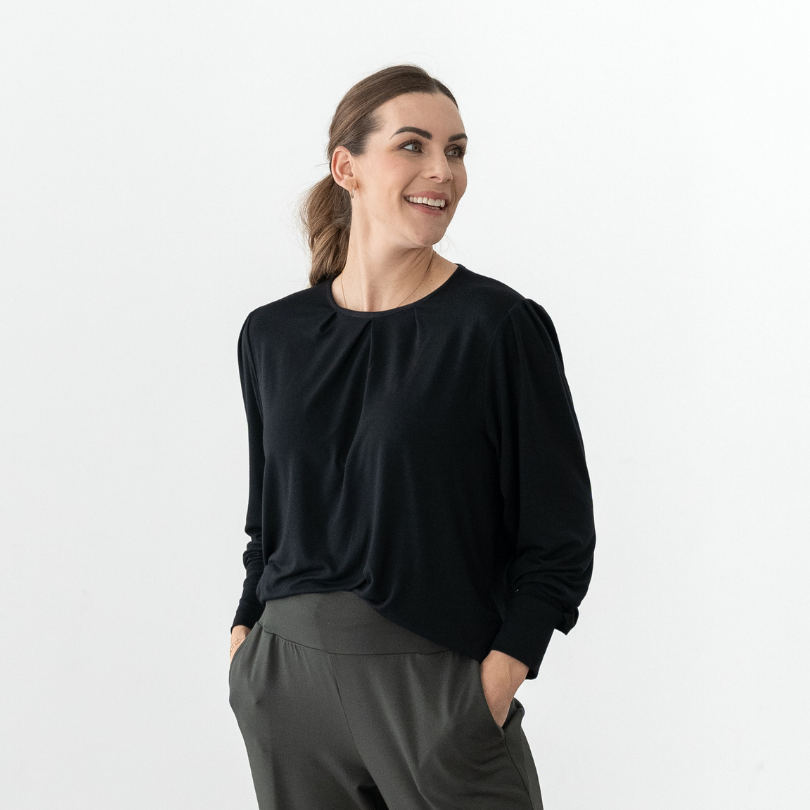 Encircled - Wholesale Blouse - Women's - The Comfy Blouson Top6