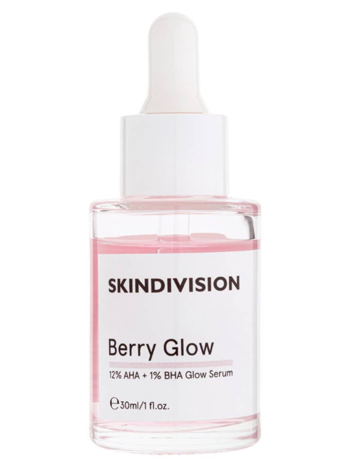 Berry Glow — 12% Aha + 1% Bha Glow-serum voor wholesale door SKINDIVISION