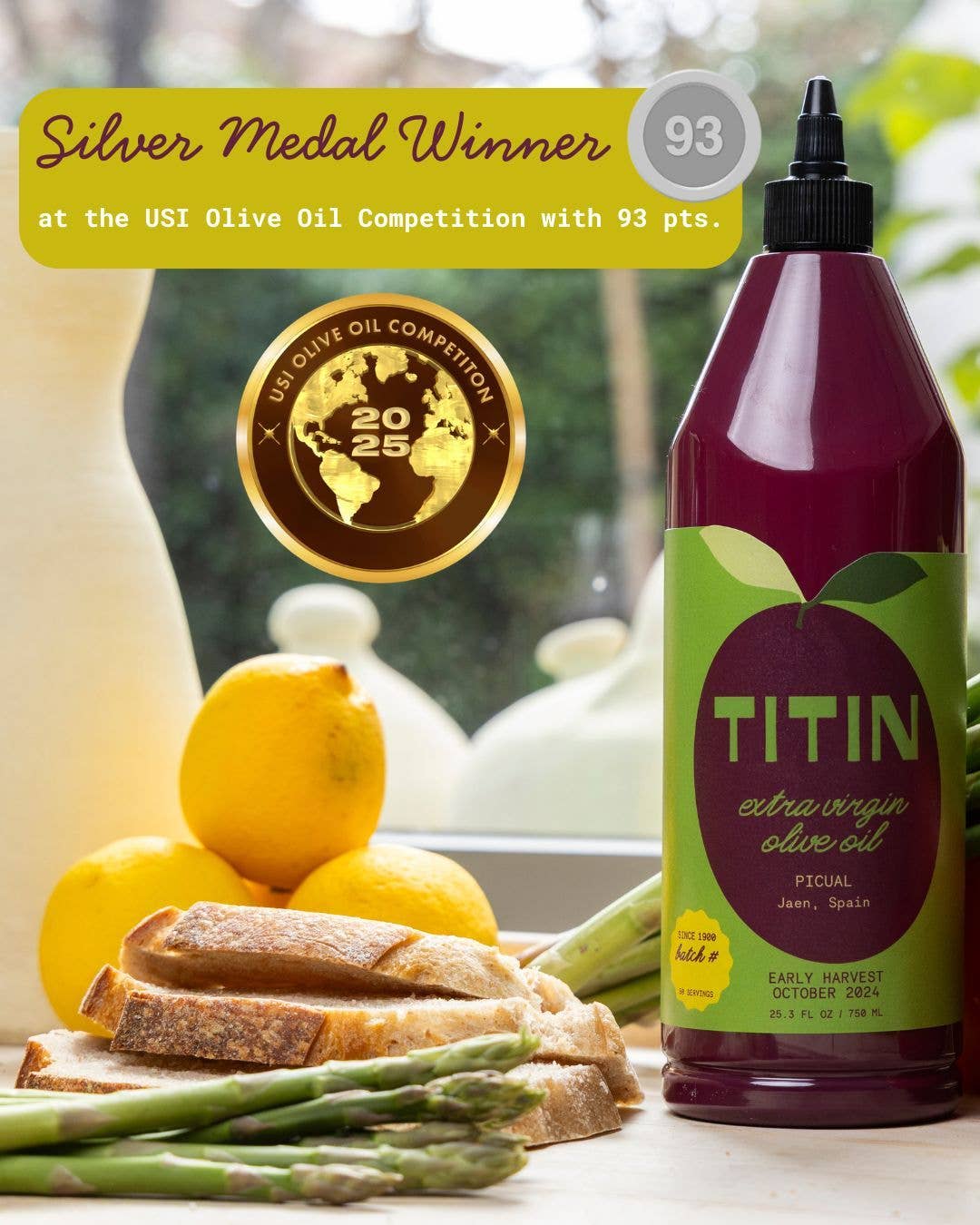 Casacella Foods - Wholesale Olive Oil - Titin Finishing Picual Olive Oil Intense Flavor 750ml-6/case1