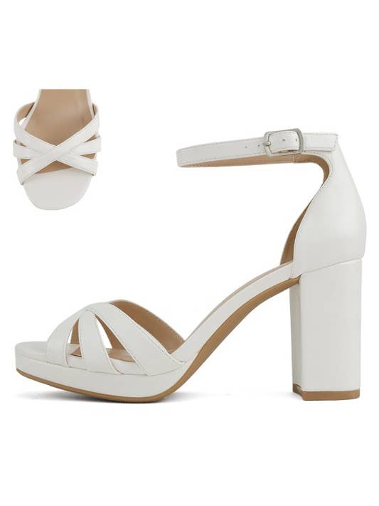 Tatia Multi-Strap Block, F-TATIA for wholesale by December Shoes