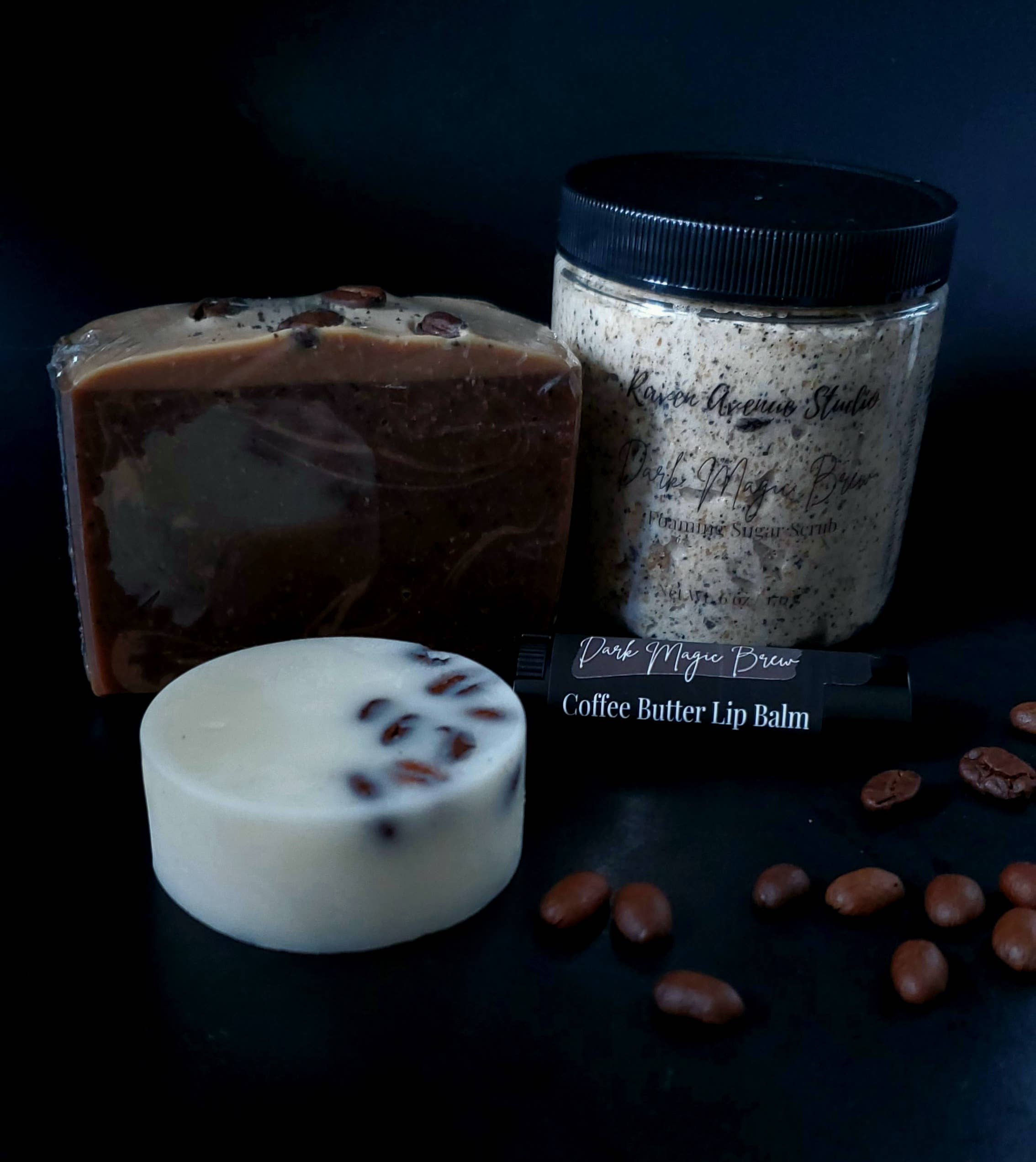 Raven Avenue Studio - Wholesale Lip Balm - Dark Magic Brew Lip Balm / Coffee Lip Balm2