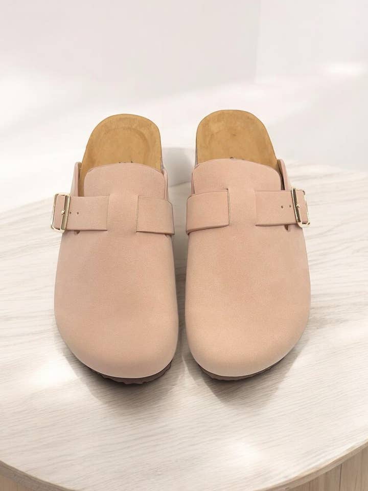 DUSTY PINK BERK-64 CLOG SLIDE for wholesale on Faire