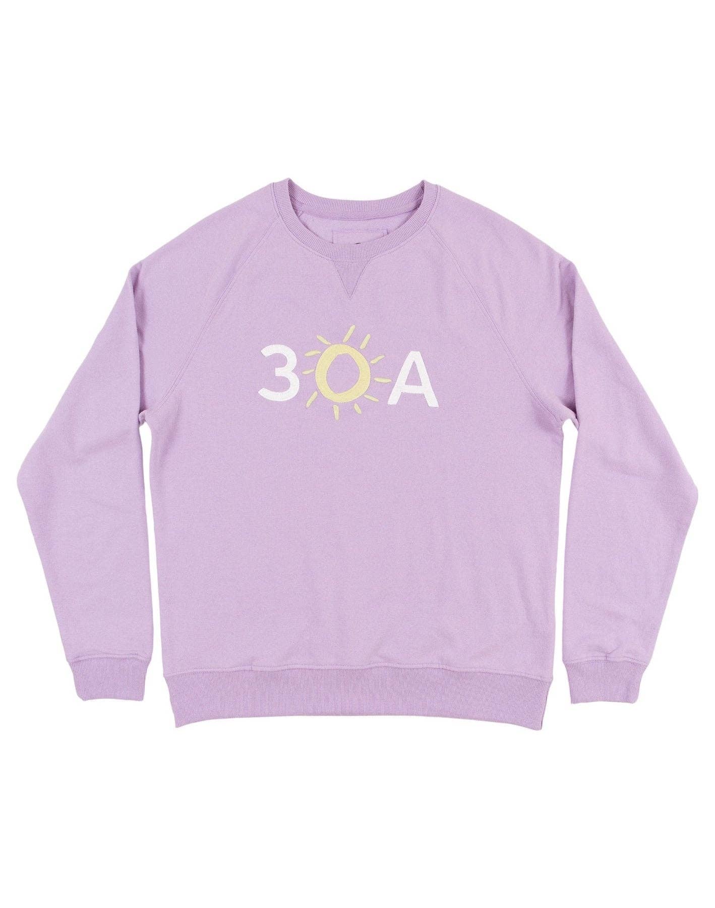30A Gear - Wholesale Graphic Sweatshirt - Women's - 30A Block Logo Applique Recycled Sweatshirt2